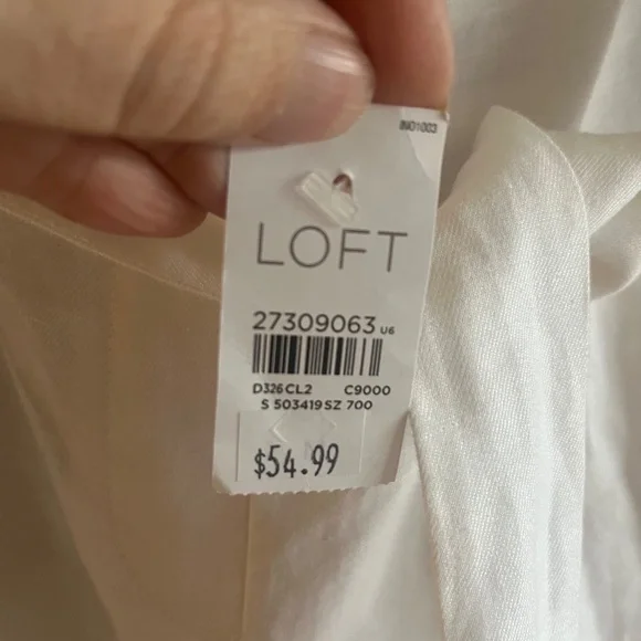 White Linen Pants - Picture 2 of 2